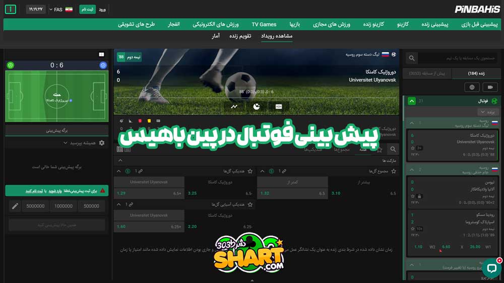 پیش بینی فوتبال در پین باهیس